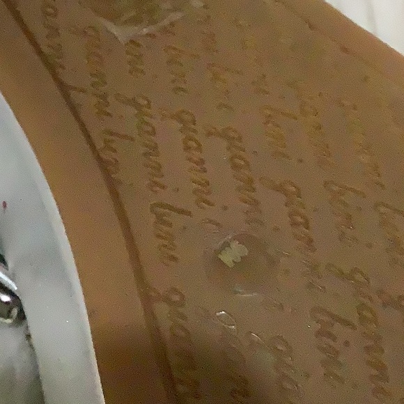 Gianni bini women’s silver sparkling rhinestone heel beach summer sandal… - Picture 5 of 6